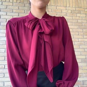 Maroon blouse